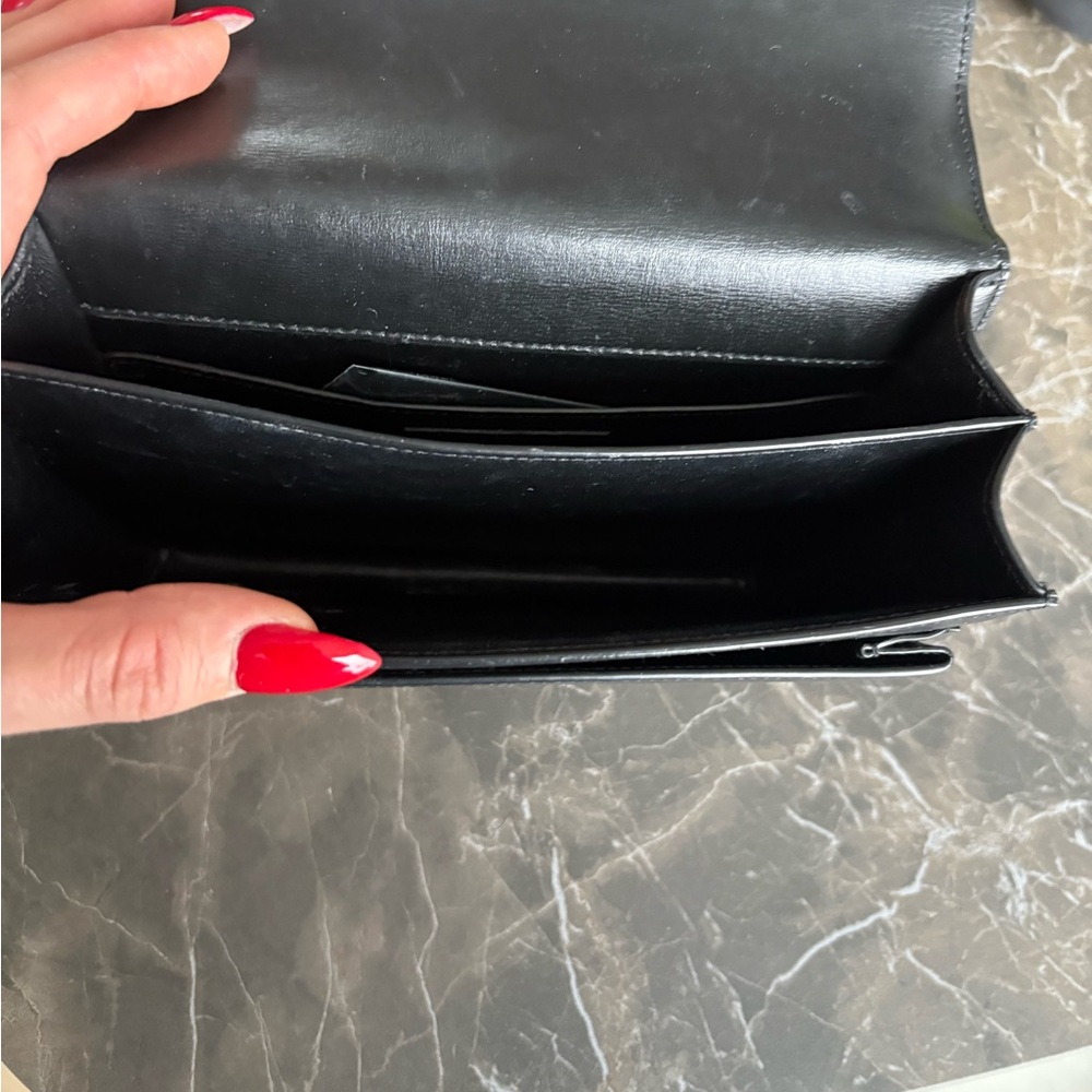 YSL SUNSET PURSE - black on black - Picture 6 of 11